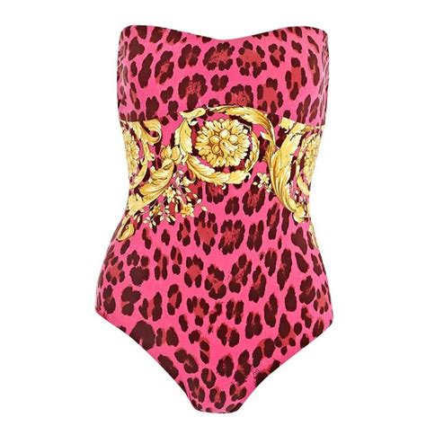 versace crown animal swimwear|versace swimwear.